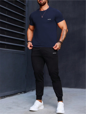 M7 By Metronaut Solid Men Track Suit