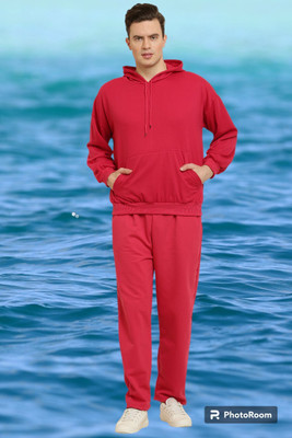 CANIDAESS Solid Men Track Suit
