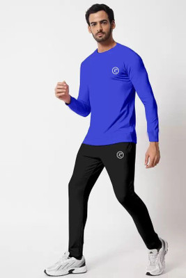 cnw Solid Men Track Suit