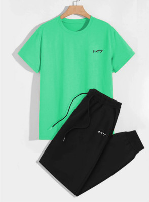 M7 By Metronaut Solid Men Track Suit