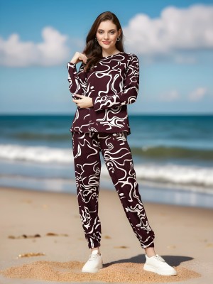 RAKESH CREATION Printed Women Track Suit