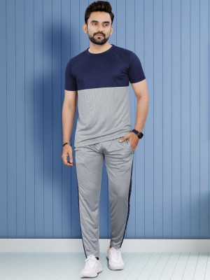 VeBNoR Colorblock Men Track Suit