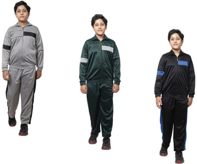 IndiWeaves Colorblock Boys Track Suit