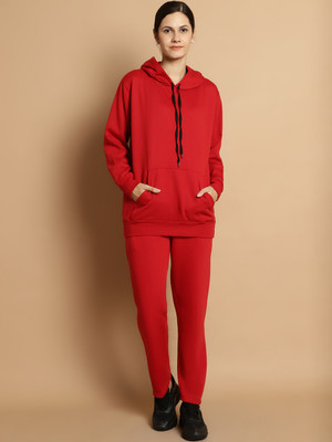 MACK JONNEY Solid Women Track Suit
