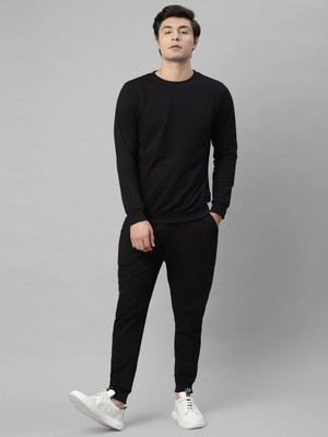 ManoBro Solid Men Track Suit