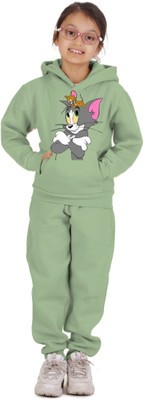 ALPHINE Printed Boys & Girls Track Suit