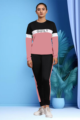 DTR FASHION Colorblock Women Track Suit