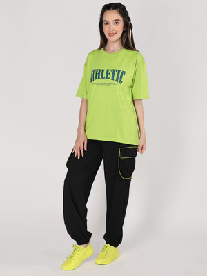 CHKOKKO Solid Women Track Suit