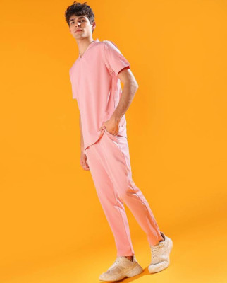 MAA ENTERPRISE Solid Men Track Suit