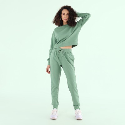 NITE FLITE Solid Women Track Suit