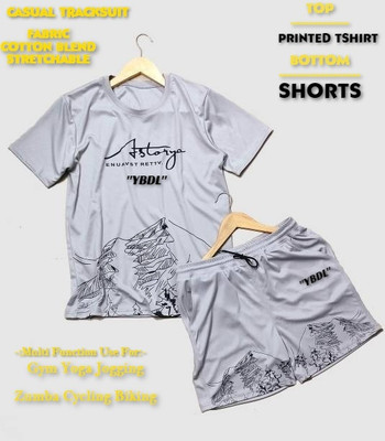 Yobdel Printed Men Track Suit