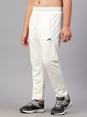 VECTOR X Track Pant For Boys(White, Pack of 1)