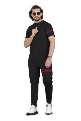 Pelican Creation Solid Men Track Suit