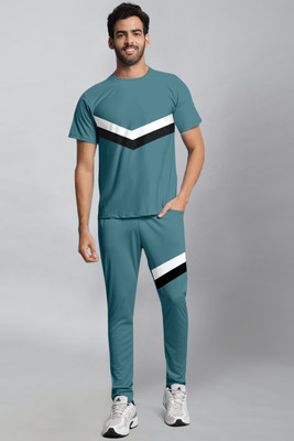 LoveRabby Colorblock Men Track Suit