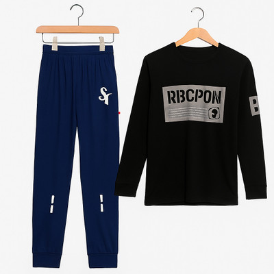 MUUNKEY Self Design Men Track Suit