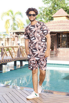 M7 By Metronaut Printed Men Track Suit
