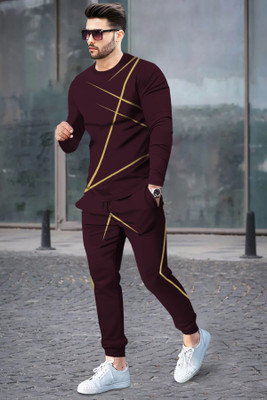 TRIPR Printed Men Track Suit