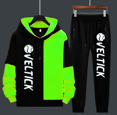 Veltick Printed Men Track Suit