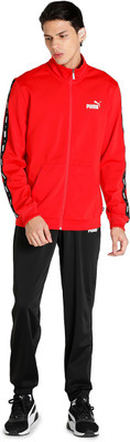PUMA Tape Poly Suit Solid Men Track Suit