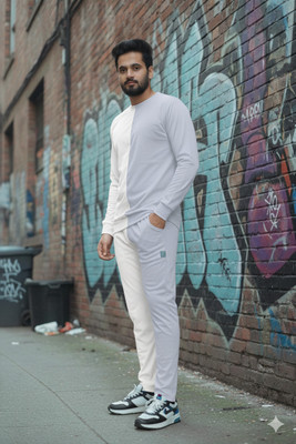 THE HIMALAYAN Solid Men Track Suit