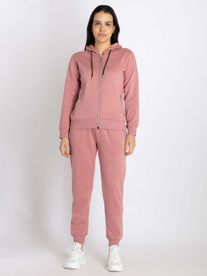 Status Quo Solid Women Track Suit