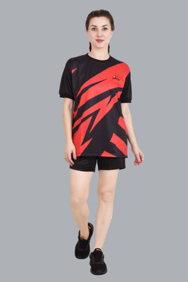 TRIZON Self Design, Printed, Solid, Graphic Print Women Track Suit