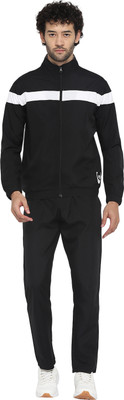 YUUKI Solid, Striped Men Track Suit