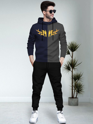 BLIVE Printed Men Track Suit