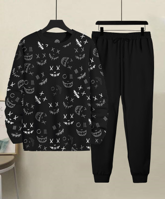 TRIPR Printed Men Track Suit