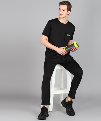 Preen Solid Men Track Suit