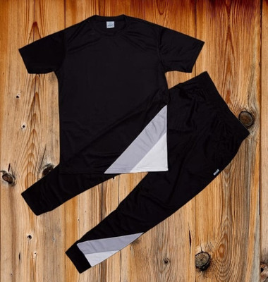 Kailash Solid, Self Design Men Track Suit