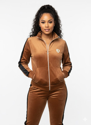 StylerzbyBDS Solid Women Track Suit