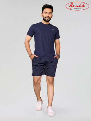 Anand Solid Men Track Suit