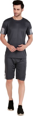 Ruggstar Self Design Men Track Suit