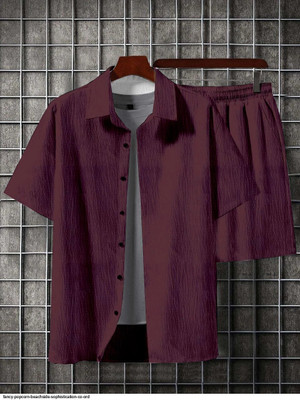 COMBRAIDED Self Design Men Track Suit