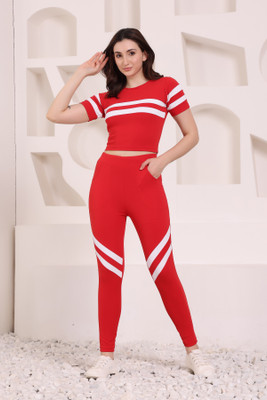 ambika fashion Striped Women Track Suit