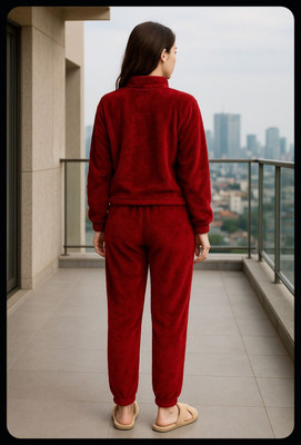 SKG URBAN FASHION Solid Women Track Suit