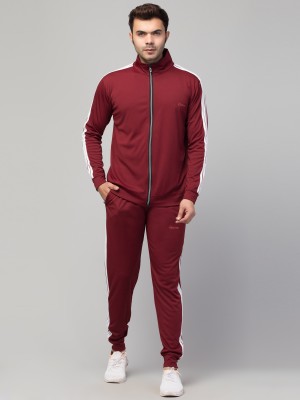 C C CLOTHING Striped Men Track Suit