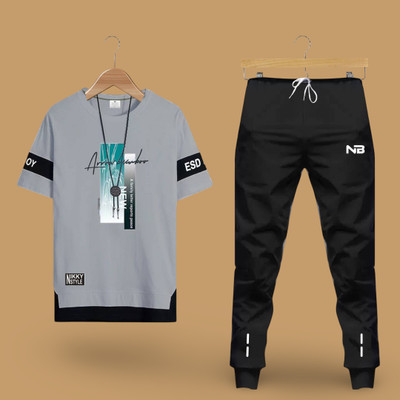 NB NICKY BOY Printed Men Track Suit