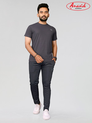 Anand Solid Men Track Suit