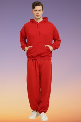 CANIDAES Solid Men Track Suit