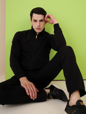 SWEET DREAMS Solid Men Track Suit