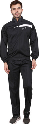 DEVOK Solid Men Track Suit