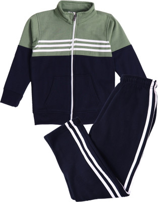 CARACAS Solid Boys & Girls Track Suit