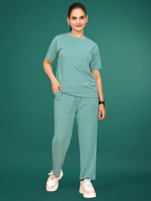 SAKARMAA Solid Women Track Suit