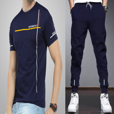 Reya Solid Men Track Suit