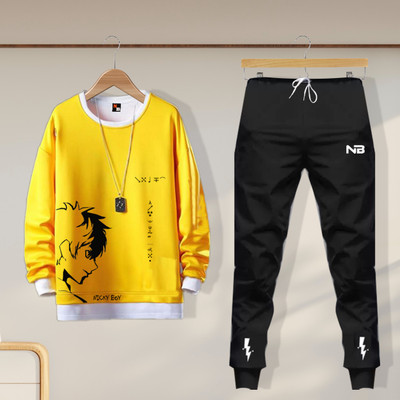 NB NICKY BOY Printed Men Track Suit