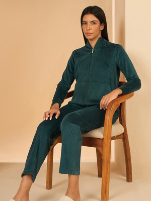 SWEET DREAMS Self Design Women Track Suit