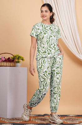 purplesky Printed Women Track Suit