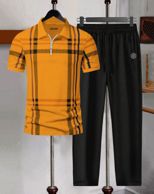 AUSK Checkered Men Track Suit